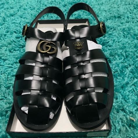 cheap thrills gucci sandals|gucci unisex sandals.